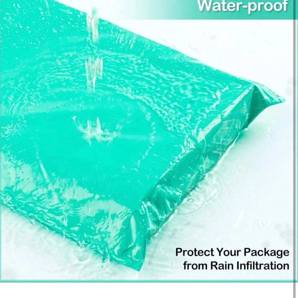 15 Pack Mailer Poly Bags Mailing Envelopes Teal Self Adhesive 10” by 13” NEW